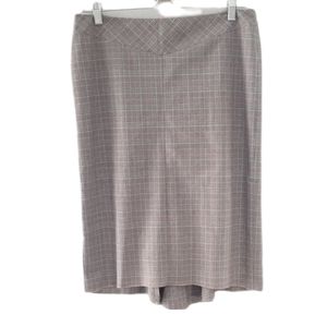 BCBG MaxAzria Plaid Midi Skirt